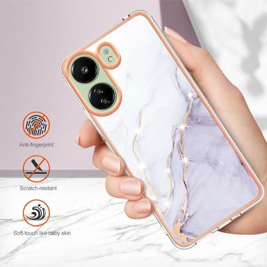 SKALO Xiaomi Redmi 13C 4G Marmor TPU-skal - Motiv 3