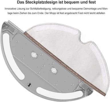 12-pack moppdyna för Roborock S5/S50/S51/S55/S6 MAX/S5 MAX/Q7 MAX Fler