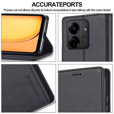 LC.IMEEKE Plånboksfodral Fodral Skal till Xiaomi Redmi 13C