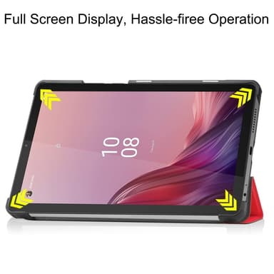 Tri-fold Fodral till Lenovo Tab M9 - Röd