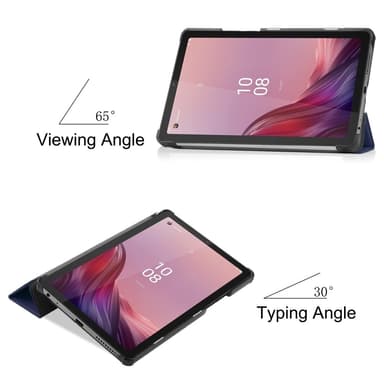 Tri-fold Fodral till Lenovo Tab M9 - mörkblå