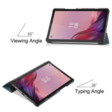 Tri-fold Fodral till Lenovo Tab M9 - Grön