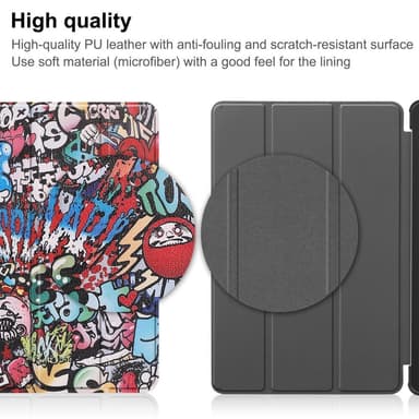 Tri-fold Fodral till Lenovo Tab M9 - Graffiti