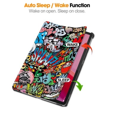 Tri-fold Fodral till Lenovo Tab M11 - Graffiti