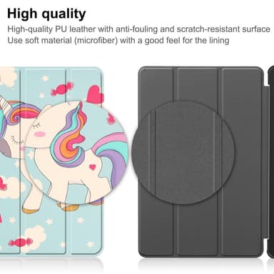 Tri-fold Fodral till Lenovo Tab M9 - Horse