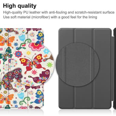 Tri-fold Fodral till Lenovo Tab M9 - Butterflies