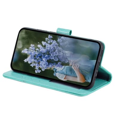 SKALO Samsung A25 5G Mandala Plånboksfodral - Turkos
