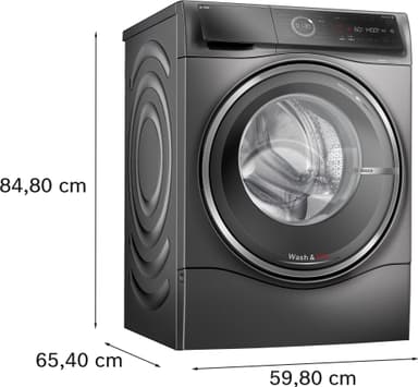 Bosch Serie 8 Tvätt/Tork WNC254ARSN (10.5/6kg)