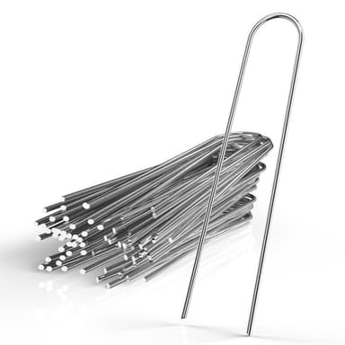 Jordankare 100x Jordspik 200 x 25 x 3,4 mm (silver)