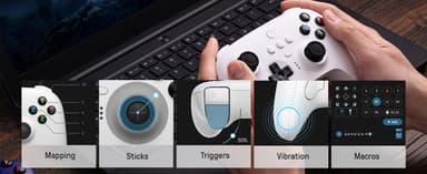 8BitDo Ultimate 2.4G Pad PC Hall Ed/White