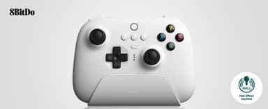 8BitDo Ultimate 2.4G Pad PC Hall Ed/White