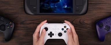 8BitDo Ultimate 2.4G Pad PC Hall Ed/White