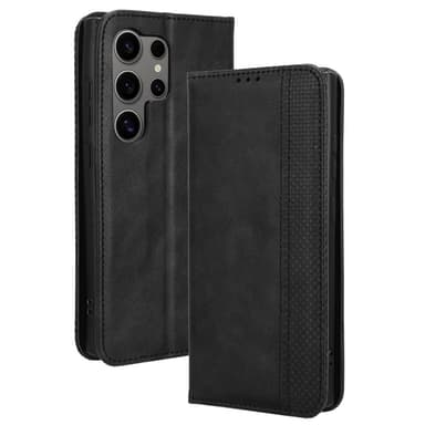 Samsung Galaxy S24 Ultra Plånboksfodral  - Svart