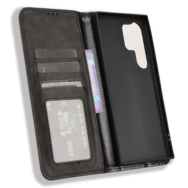 Samsung Galaxy S24 Ultra Plånboksfodral  - Svart