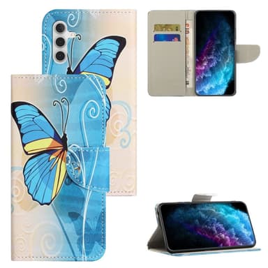 För Samsung Galaxy A15 Plånbok Fodral Skal Mönster Skydd