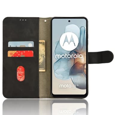 För Motorola Moto G Play (2024) Fodral Plånboksfodral Skal