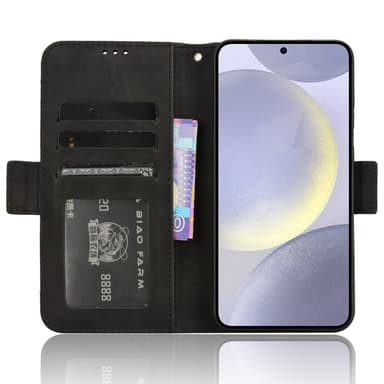 Samsung Galaxy S24 Plånboksfodral  - Svart