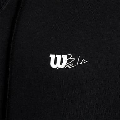 Wilson M Triblend Hoodie Black Pdl, Padel- och tenniströja herr