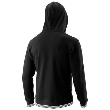 Wilson Bela Pullover Hoodie Seamless Black, Padel- och tenniströja herr