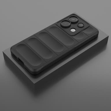 SKALO Xiaomi Redmi Note 13 Pro 5G Puffer Bumper TPU-Skal - Svart