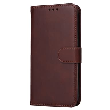 SKALO Xiaomi Redmi Note 13 Pro+ PU-Läder Plånboksfodral - Brun