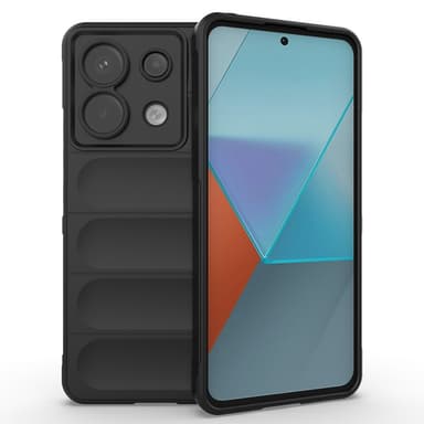 SKALO Xiaomi Redmi Note 13 Pro 5G Puffer Bumper TPU-Skal - Svart