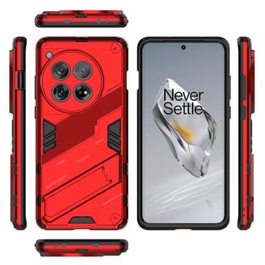 SKALO OnePlus 12 5G Armor Hybrid BIBERCAS Skal - Röd