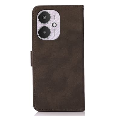SKALO Xiaomi Redmi 13C 4G KHAZNEH Plånboksfodral i PU-Läder - Brun
