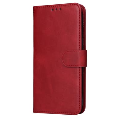 SKALO Xiaomi Redmi Note 13 Pro 5G PU-Läder Plånboksfodral - Röd