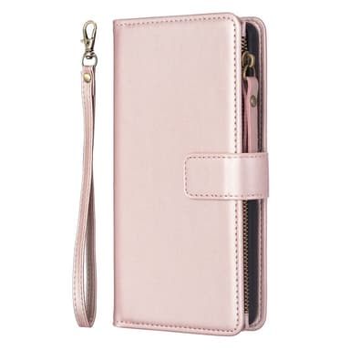 SKALO Xiaomi Redmi Note 13 4G Big Wallet 11-FACK Plånboksfodral - Roséguld