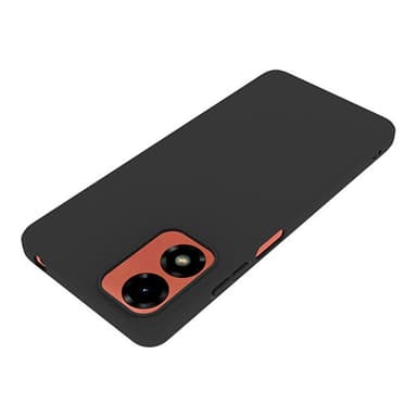 SKALO Motorola Moto G04 Mattsvart Ultratunn TPU-Skal
