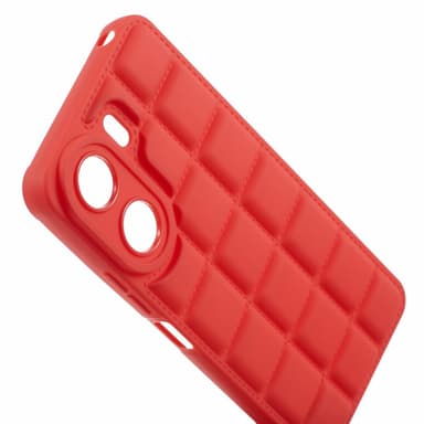 SKALO Xiaomi Redmi 13C 4G Puffer Bumper TPU-Skal - Röd