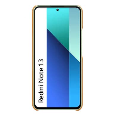 SKALO Xiaomi Redmi Note 13 4G PU-Läder Korthållare Skal - Brun