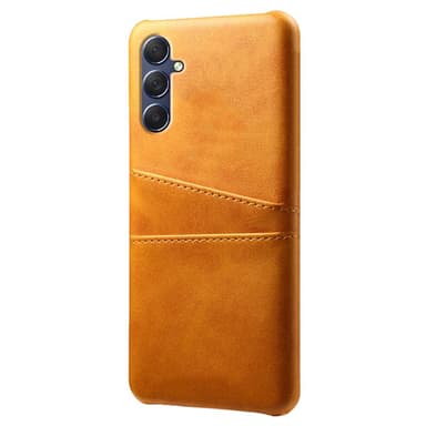 SKALO Samsung A15 5G PU Läder Skal med Korthållare/Plånbok - Brun