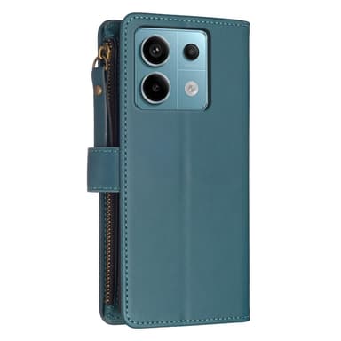 SKALO Xiaomi Redmi Note 13 Pro 5G Big Wallet 11-FACK Plånboksfodral - Grön