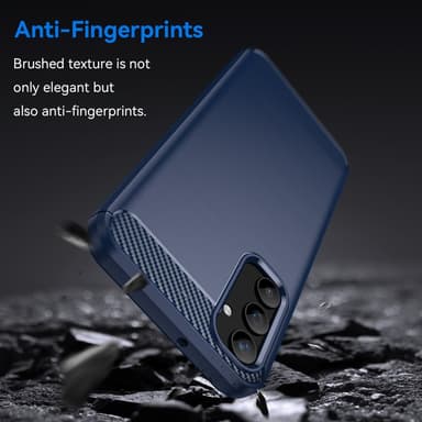 SKALO Samsung A25 5G Armor Carbon Stöttåligt TPU-skal - Blå