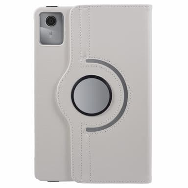 SKALO Lenovo Tab M11 360 Litchi Fodral - Vit