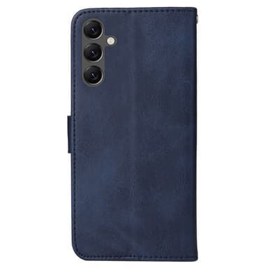 SKALO Samsung A25 5G PU-Läder Plånboksfodral - Blå