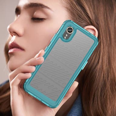 SKALO Samsung Xcover 7 Armor Hybrid Bumper Skal - Turkos