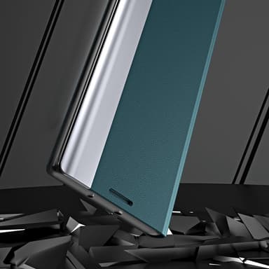 SKALO Xiaomi Redmi Note 13 Pro 5G Ultraslim PU-Läder Fodral - Svart