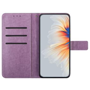 SKALO Xiaomi Redmi Note 13 Pro+ Mandala Plånboksfodral - Lila