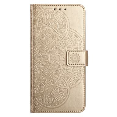 SKALO Samsung A15 5G Mandala Plånboksfodral - Guld