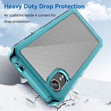 SKALO Samsung Xcover 7 Armor Hybrid Bumper Skal - Turkos