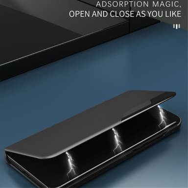 SKALO Samsung A15 4G Clear View Window Fodral - Svart