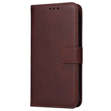 SKALO Xiaomi Redmi Note 13 5G PU-Läder Plånboksfodral - Brun