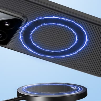 SKALO Xiaomi 14 5G Twill Magnetring Skal - Vit