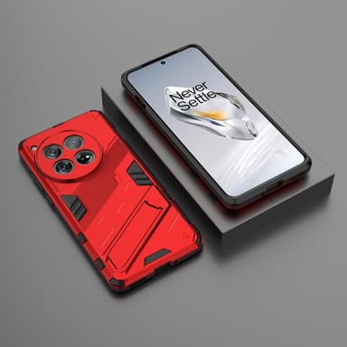 SKALO OnePlus 12 5G Armor Hybrid BIBERCAS Skal - Röd