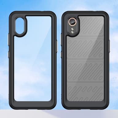 SKALO Samsung Xcover 7 Armor Hybrid Bumper Skal - Svart