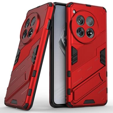 SKALO OnePlus 12 5G Armor Hybrid BIBERCAS Skal - Röd