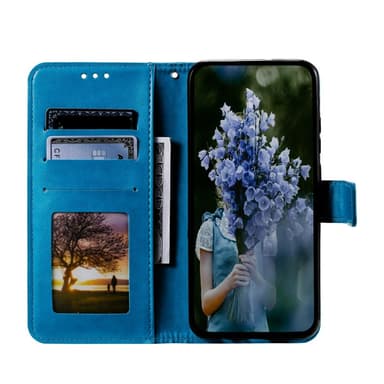SKALO Xiaomi Redmi Note 13 4G Mandala Plånboksfodral - Blå